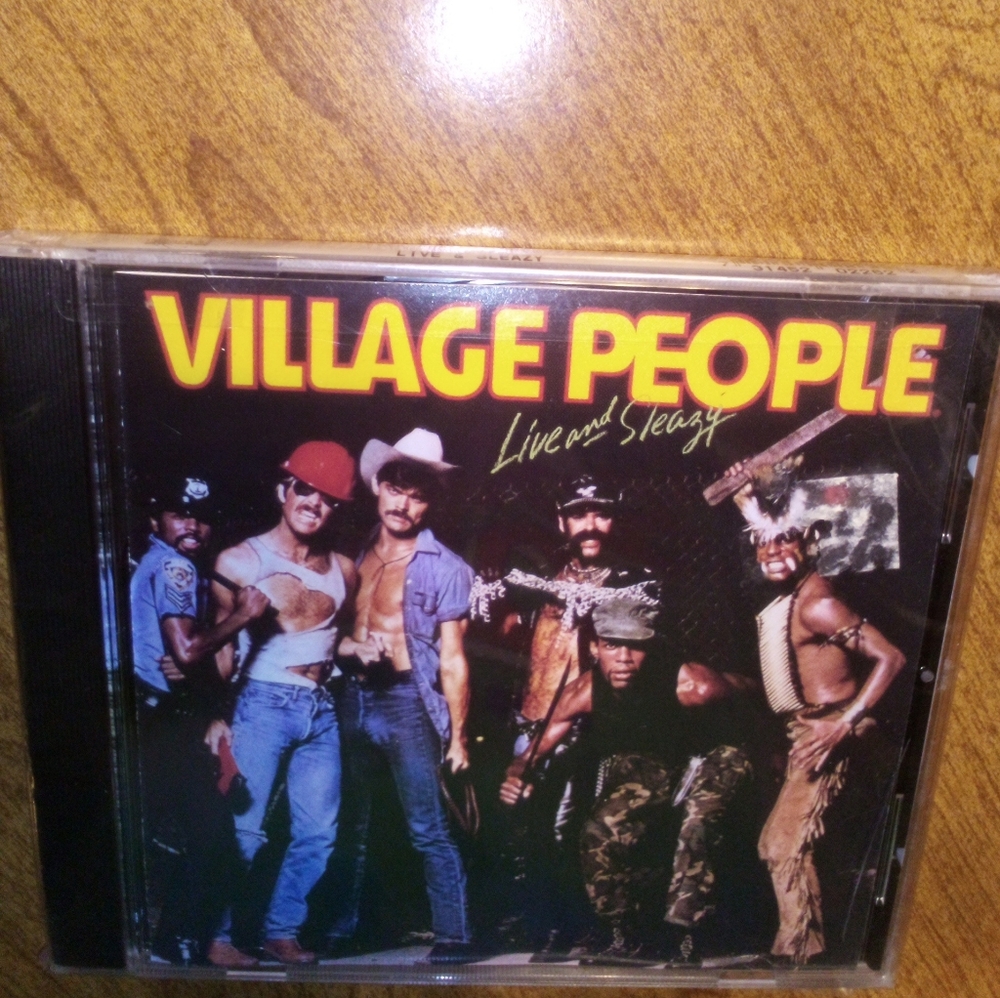 Village People Live And Sleazy Reissue 1994 Rebound Records CD Sealed